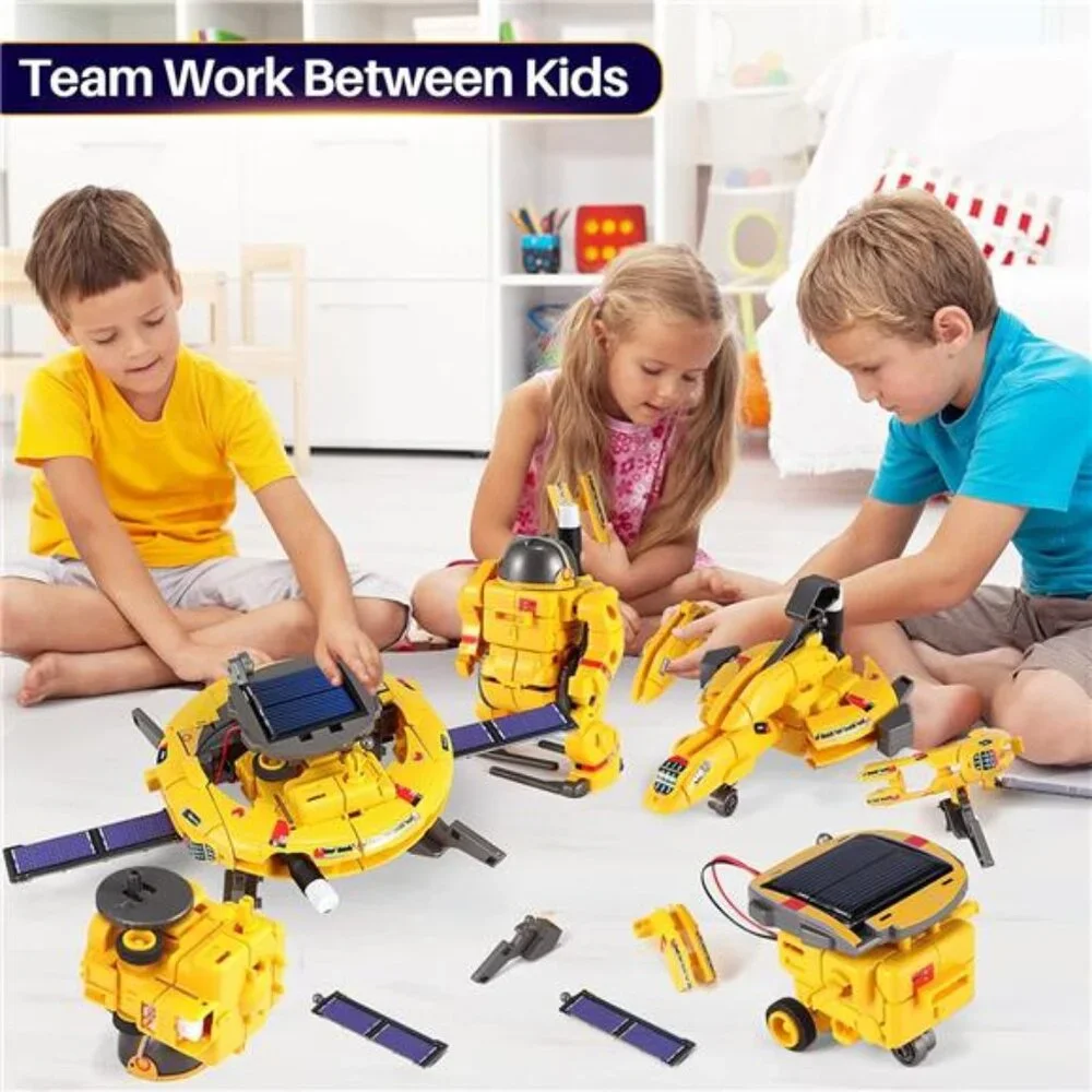120Pcs Educational Project Building Experiments Robots Solar Space for‎ Kids